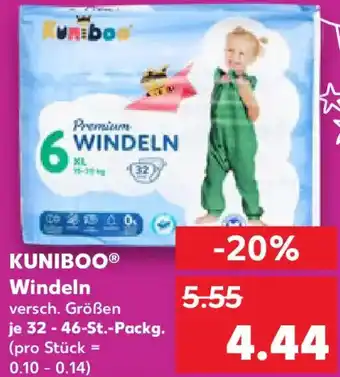 Kaufland KUNIBOO Windeln Angebot