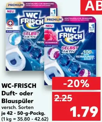 Kaufland WC-FRISCH Duft oder Blauspüler Angebot