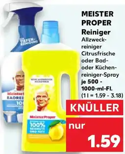 Kaufland MEISTER PROPER Reiniger Angebot