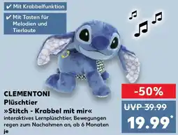 Kaufland CLEMENTONI Plüschtier Stitch - Krabbel mit mir Angebot