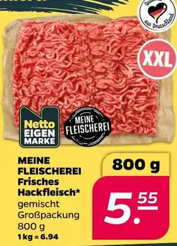 Netto MEINE FLEISCHEREI Frisches Hackfleisch* Angebot