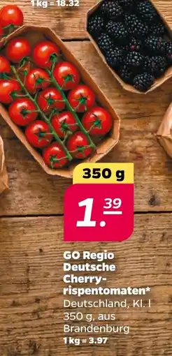 Netto GO Regio Deutsche Cherryrispentomaten* Angebot