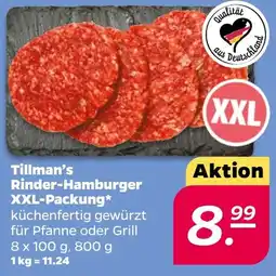 Netto Tillman's Rinder-Hamburger Angebot