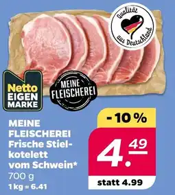 Netto MEINE FLEISCHEREI Frische Stielkotelett vom Schwein* Angebot