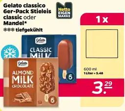 Netto Gelato classico classic oder Mandel Angebot