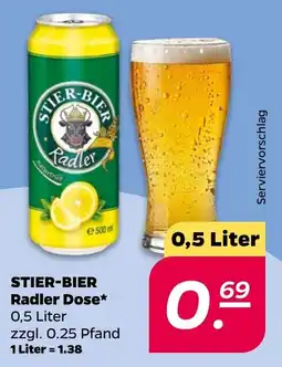 Netto STIER-BIER Radler Dose* Angebot