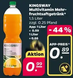 Netto KINGSWAY Multivitamin Mehrfruchtsaftgetränk Angebot