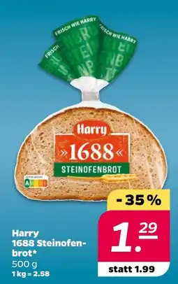 Netto Harry 1688 Steinofenbrot Angebot