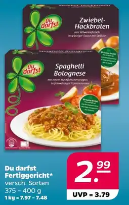 Netto Du darfst Spaghetti Bolognese Angebot
