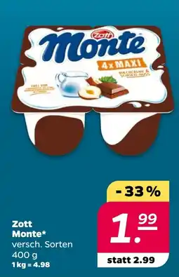 Netto Zott Monte* Angebot