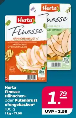 Netto Herta Finesse Hähnchenbrust Angebot