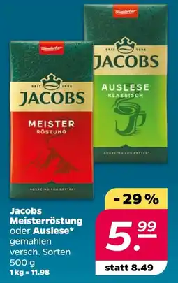 Netto Jacobs Meister Röstung oder Auslese Angebot