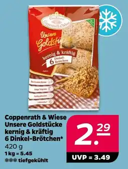 Netto Coppennrath & Wiese Unsere Goldstücke kernig & kräftig 6 Dinkel-Brötchen* Angebot