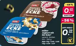 Netto müller Joghurt mit der Ecke Angebot