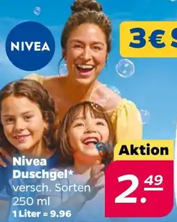 Netto Nivea Duschgel* Angebot