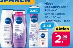 Netto Nivea Deo Spray oder Roll-on Angebot
