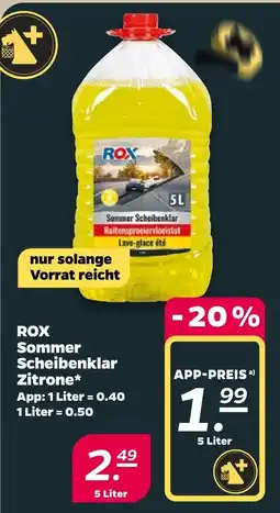 Netto ROX Sommer Scheibenklar Zitrone Angebot