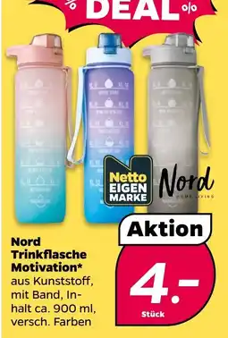 Netto Nord Trinkflasche Motivation* Angebot