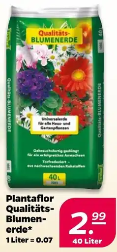 Netto Plantaflor Qualitäts-Blumenerde Angebot