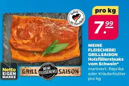Netto MEINE FLEISCHEREI GRILLSAISON GRILLSTEAKS Angebot