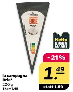 Netto la campagna Brie* Angebot