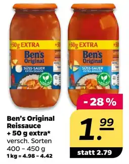 Netto Ben's Original Reissauce Angebot