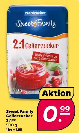 Netto Sweet Family Gelierzucker 2:1 Angebot