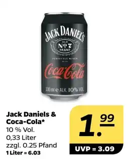 Netto Jack Daniels & Coca-Cola* Angebot