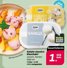 Netto Gelato classico Eisschale Angebot
