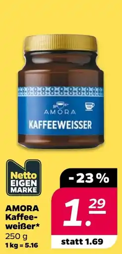 Netto AMORA Kaffee-weißer Angebot