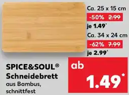Kaufland SPICE&SOUL Schneidebrett Angebot