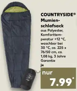 Kaufland COUNTRYSIDE Mumienschlafsack Angebot