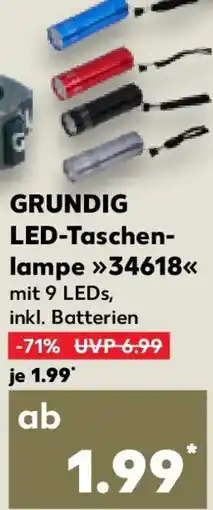 Kaufland GRUNDIG LED-Taschenlampe 34618 Angebot