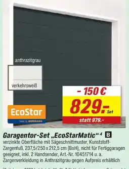 toom Baumarkt Garagentor-Set „EcoStarMatic“ 4 B Angebot