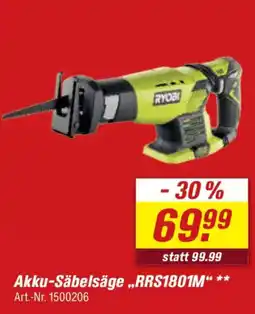 toom Baumarkt Akku-Säbelsäge RRS1801M Angebot