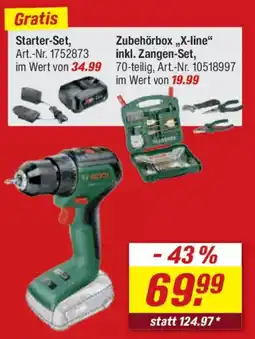 toom Baumarkt BOSCH Akkubohrgerät Angebot