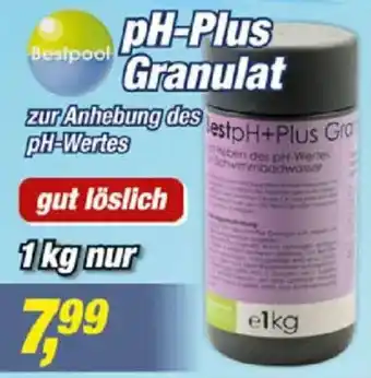 Posten Börse Bestpool pH-Plus Granulat Angebot