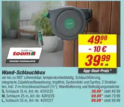 toom Baumarkt Wand-Schlauchbox Angebot