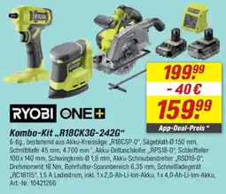 toom Baumarkt RYOBI ONE+ Kombo-Kit „R18CK3G-242G“ Angebot