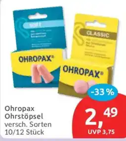Budni Ohropax Ohrstöpsel Angebot