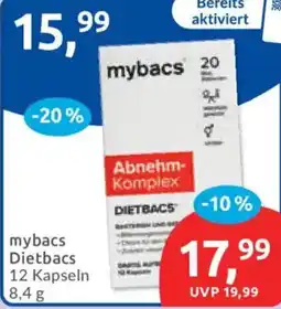 Budni mybacs Dietbacs Abnehm-Komplex Angebot