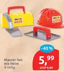 Budni Maurer-Set mit Helm Angebot