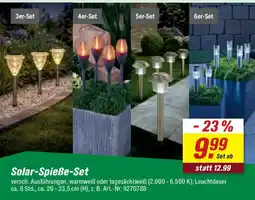 toom Baumarkt Solar-Spieße-Set Angebot