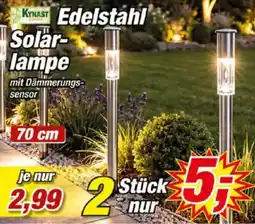 Posten Börse KYNAST Edelstahl Solarlampe Angebot