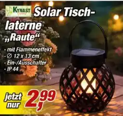 Posten Börse KYNAST Solar Tischlaterne "Raute" Angebot