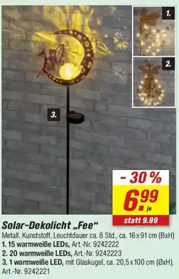 toom Baumarkt Solar-Dekolicht „Fee“ Angebot