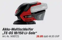 toom Baumarkt Akku-Multischleifer "TE-OS 18/150 Li-Solo" Angebot