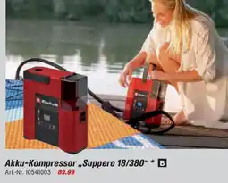 toom Baumarkt Akku-Kompressor „Suppero 18/380“ Angebot