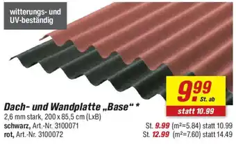 toom Baumarkt Dach- und Wandplatte „Base“ Angebot