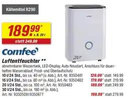 toom Baumarkt Comfeee Luftentfeuchter Angebot